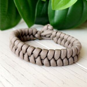Braided Tan Paracord Bracelet